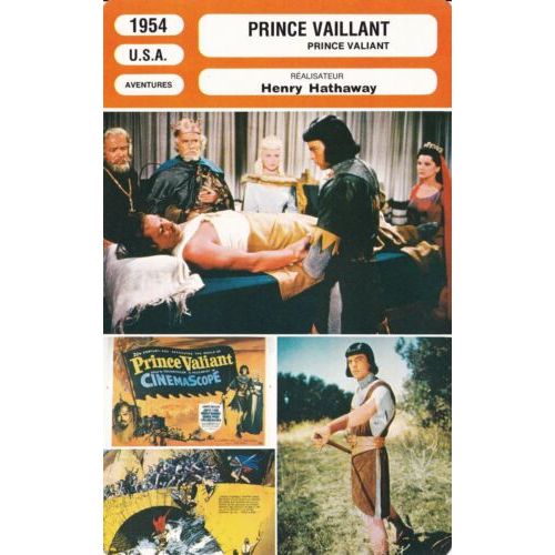 Fiche Monsieur Cinema Prince Vaillant De Henry Hathaway Avec Robert Wagner, James Mason Et Janet Leigh