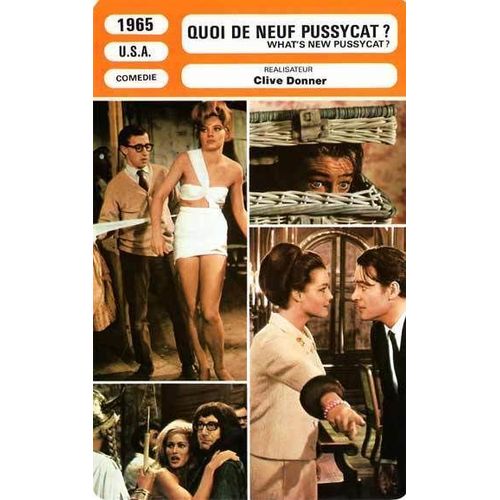 Fiche Monsieur Cinema Quoi De Neuf Pussycat ? De Clive Donner Avec Peter Sellers, Peter O'toole Et Romy Schneider