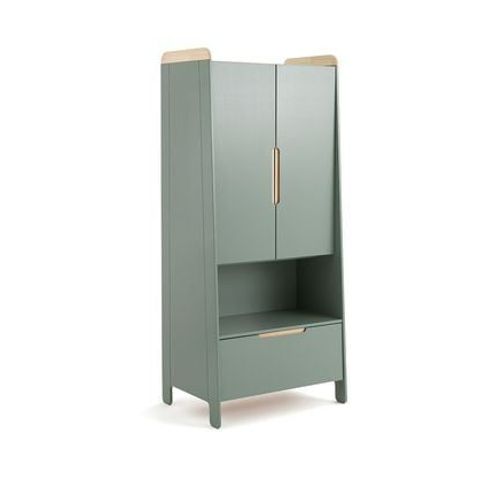 La Redoute Intérieurs - Armoire Penderie Enfant En Pin, Arturo - Vert