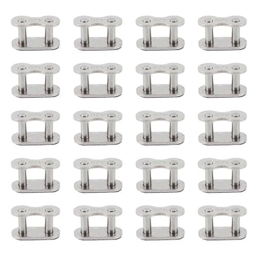 20pcs 420 Kit De Connecteur De Lien Principal De Chaîne Fit Pour 50cc 70cc 90cc 110cc 125cc Pit Bike Dirt Bike Vtt