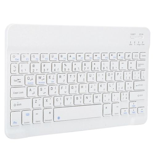 Clavier 10 pouces ultramince sans fil pour les fournitures informatiques intelligentes Bluetooth (arabe)