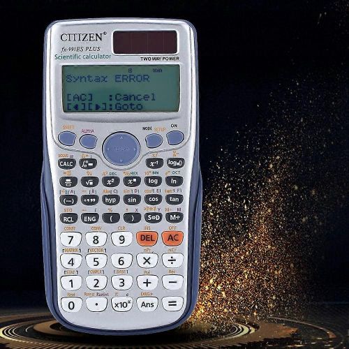 Calculatrice scientifique de poche à fonction complète pour étudiant Calculatrice portable avec 417 fonctions