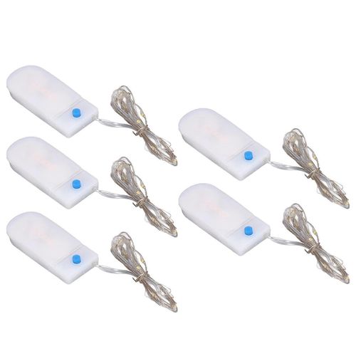 5pcs Mini LED Lumières Romantique Élégant Poids Léger DIY Fabrication D'accessoires Décoratifs Pratiques pour Maison De Poupée 1/12