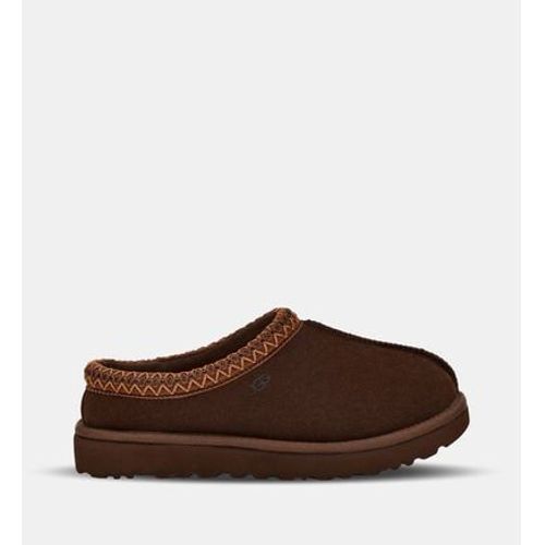 Ugg Mules Tasman Suède Brodé Marron