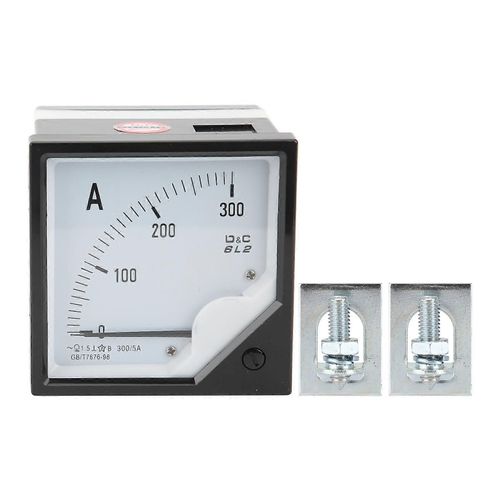 6L2 300A/5A Ammètre Type Pointeur Courant Jauge Instrument De Groupe Électrogène pour Mesure De Circuit
