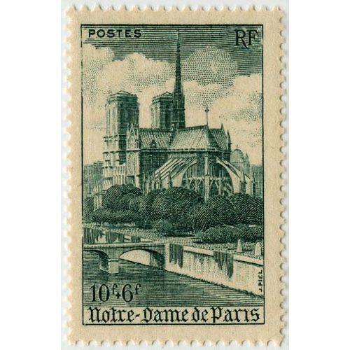 France 1946, Très Beau Timbre Neuf** Luxe Yvert 776, Cathédrales Et Basiliques, Notre-Dame De Paris.