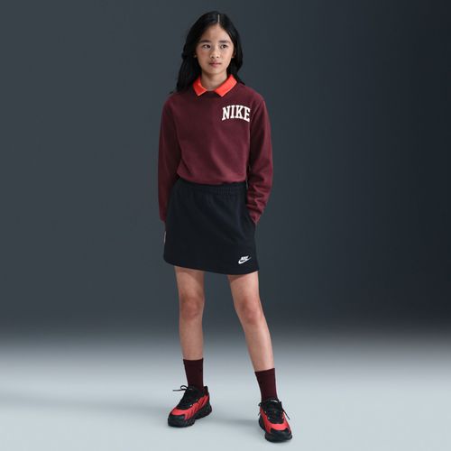 Jupe En Molleton Nike Sportswear Club Pour Ado (Fille) - Noir
