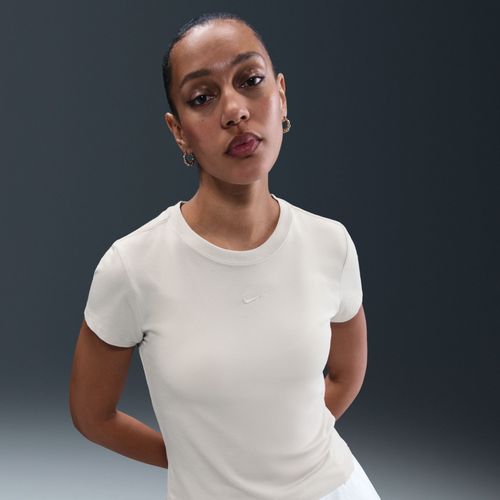 T-Shirt Nike Sportswear Chill Knit Pour Femme - Gris