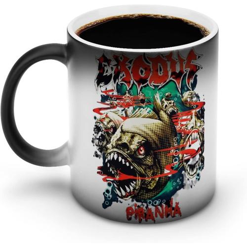 Tasse Exodus Tempo Of The Damned Tasse De Grande Capacit¿¿ Chauffage Magique Couleur Changeante Tasse ¿¿ Caf¿¿ Tasse En C¿¿Ramique Cadeau D'anniversaire Cr¿¿Atif 330 Ml