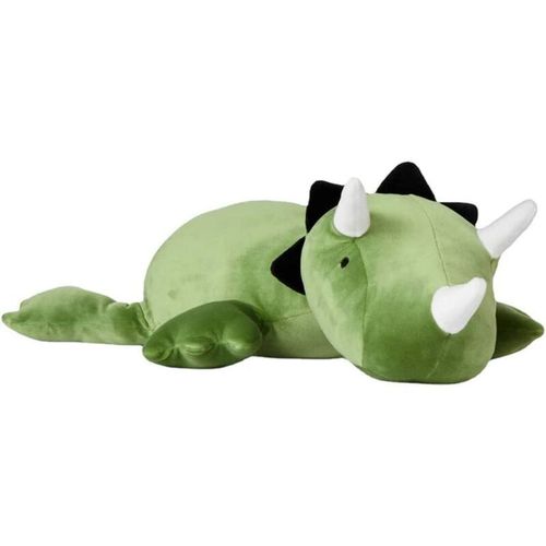 Peluche Lestée De Dinosaure - Animaux En Peluche Lestés De Dinosaure - Jouets En Peluche Lestés Triceratops - Oreiller En Peluche Lesté, Oreiller En Peluche Lesté Pour L'anxiété (15,7 Pouces, Triceratops)