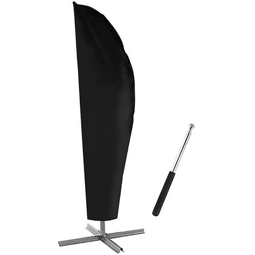 en porte-à-faux Housse de protection 2 à 4 m de large Tissu Oxford 210D Étanche à la poussière Résistant aux UV 280 x 30/81/46 cm