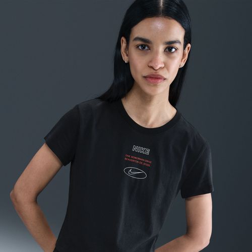 T-Shirt À Motif Nike Sportswear Pour Femme - Noir