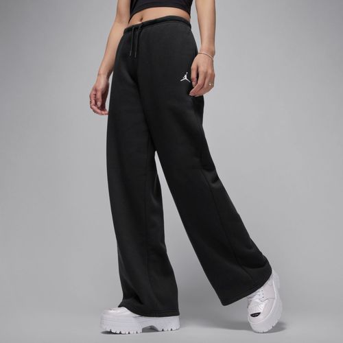 Pantalon Avec Ourlet Ouvert Jordan Brooklyn Fleece Pour Femme - Noir