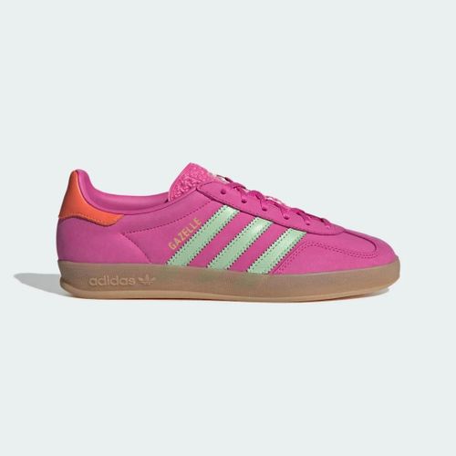 Chaussures Gazelle Indoor Adidas Semi Lucid Fuchsia Semi Green Spark Signal Coral