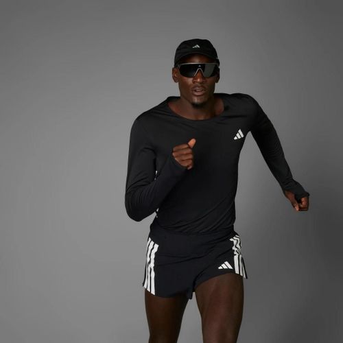 Short Adizero Running Gel Pocket Adidas - Black - M 8cm