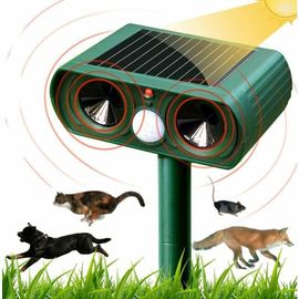 Répulsif Chat Ultrason Solaire Repulsif Chat Exterieur Sensibilité Et Fréquence Réglable Ultrason Chat Pour Repousser Animaux Nuisibles Protecteur De Jardin