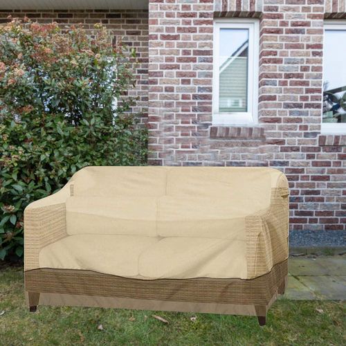 Housse De Canapé D'extérieur, 3 Places, Imperméable, Coupe-Vent, Anti-Poussière, Housse De Canapé De Jardin, 147*83*79 Cm, Correspondance Des Couleurs Mi Ka