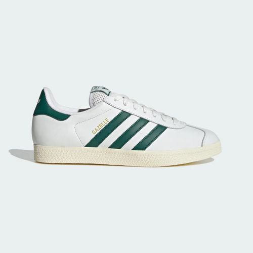 Chaussures Gazelle Adidas Core White Collegiate Green Cream White
