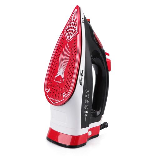 Fer à repasser à vapeur sans fil multifonction réglable spray fer électrique rouge 2200W