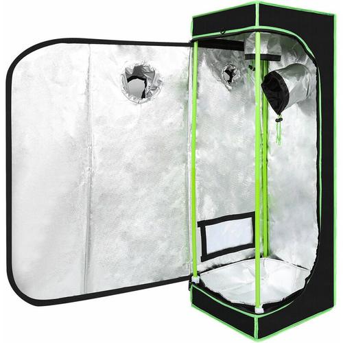 Tente de culture Grow Box Tente de plantes d'intérieur à effet de serre 40x40x120CM