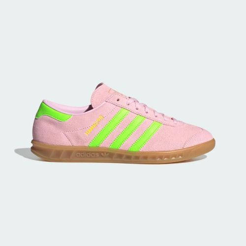 Chaussures Hamburg Adidas Clear Pink Solar Green Gold Metallic