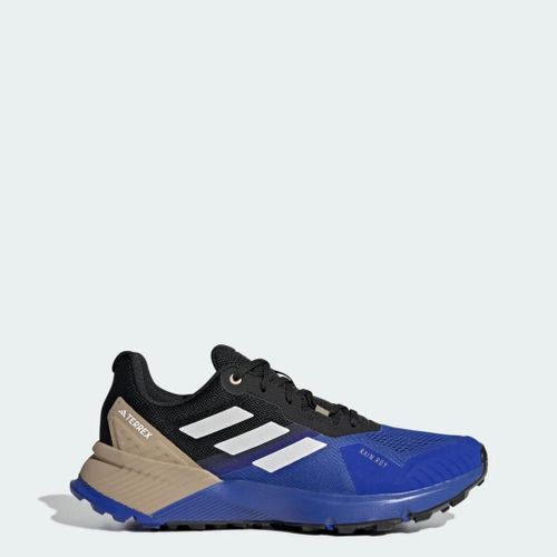 Chaussures De Trail Running Terrex Soulstride Rain.rdy Adidas Semi Lucid Blue Grey One Blanch Cargo