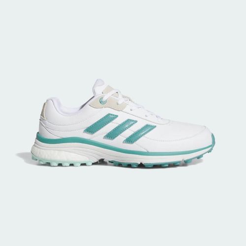 Chaussures De Golf Sans Crampons Zoysia Adidas Cloud White Powder Teal Semi Flash Aqua