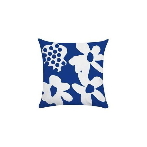 Nordique Simple Taie D'oreiller Bleu Abstrait Super Doux Impression Jeter Oreiller Vintage Art Taie D'oreiller Canapé Housse De Coussin 45x45cm Maison Canapé Décoration Taie D'oreiller 15