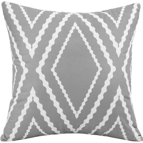 Lot De 2 Housses De Coussin D'extérieur Housse De Coussin Géométrique Noir Et Blanc Coussin De Canapé Coussin Décoratif Bohème Aztèque Housse De Coussin Pour Canapé Lit Terrasse Balcon Jardin (45 X 45 Cm, Gris)