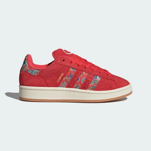 Chaussures Campus 00s X Liberty London Adidas Semi Lucid Red Cream White Gold Metallic