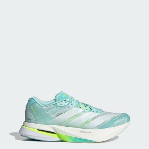Chaussures Adizero Boston 13 Adidas Semi Flash Aqua Zero Metalic Lucid Lemon