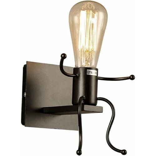 Rétro Intérieur Applique Robot Design Vintage Applique Murale Style Industriel Applique E27 Pour Bar Chambre Cuisine Restaurant Café Couloir