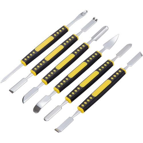 Lot De 6 Outils De Réparation Électronique Ensemble De Spudger En Métal À Double Extrémité Outils De Démontage Pour Ipad Tablettes Ordinateur Téléphone