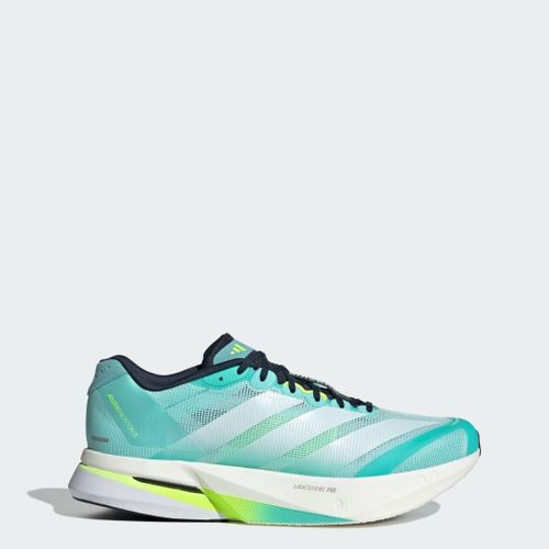 Chaussures Adizero Boston13 Adidas Flash Aqua Cloud White Lucid Lemon