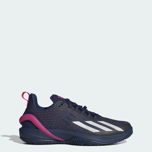 Chaussures De Tennis Adizero Cybersonic Adidas Dark Blue Zero Metalic Team Shock Pink 2
