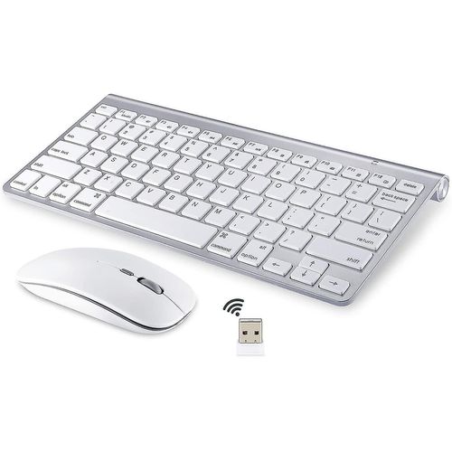 Clavier Et Souris Sans Fil Pour Apple iMac Windows Ou Android Sans Fil 2,4 G