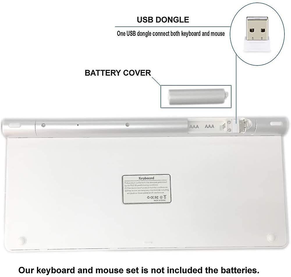 Clavier Et Souris Sans Fil Pour Apple iMac Windows Ou Androi... - 2