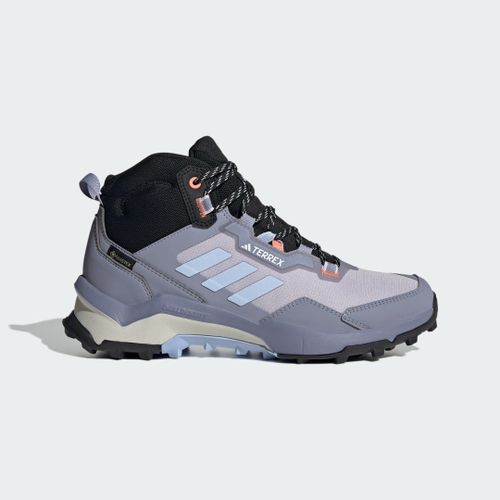 Chaussures De Randonnée Terrex Ax4 Mid Gorestex Adidas Silver Violet Blue Dawn Solar Gold