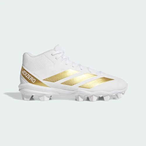 Chaussures Crampons Adizero Impact.2 Moulded Rubber Football Adidas Cloud White Gold Metallic Cloud White