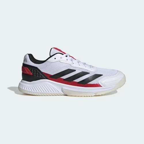 Chaussures Courtquick Padel Adidas Cloud White Core Black Lucid Red