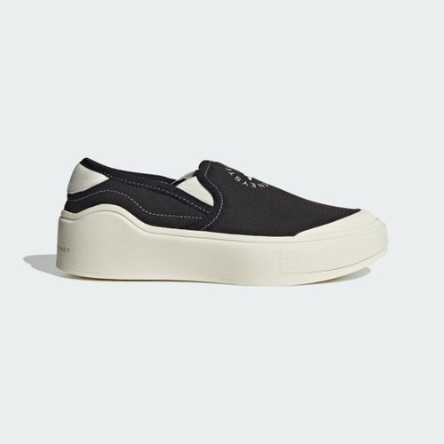 Chaussure Slip-On Adidas By Stella Mccartney Court Adidas - Core Black / Off White / Cloud White - 43 1/3