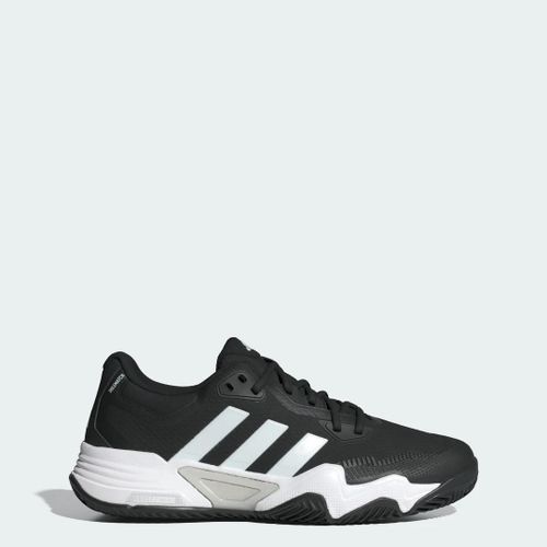Chaussures De Tennis Solematch Control 2 Terre Battue Adidas Core Black Zero Metalic Cloud White