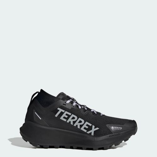 Chaussures De Trail Running Terrex Agravic Gtx Adidas Core Black Silver Dawn Grey Two