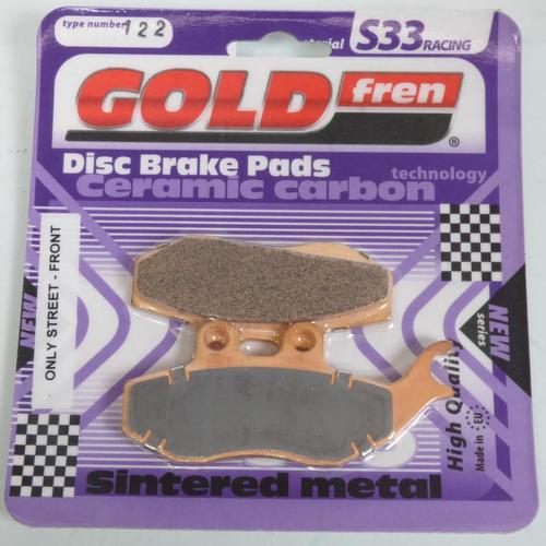 Plaquette De Frein Gold Fren Pour Scooter Peugeot 125 Satelis Compressor 4t 2006 À 2011 Avg Neuf