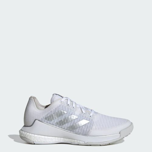 Chaussures De Volleysball Crazyflight Adidas Cloud White Silver Metallic Grey One