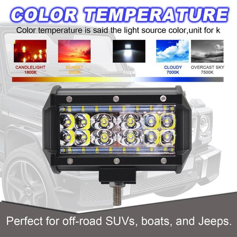 2 Pices Tracteur Led Lampe De Travail 5 Pouce 84w Auto Led ... - 4