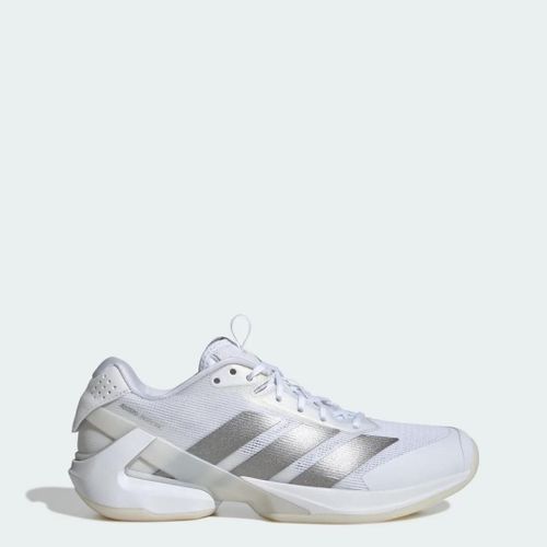 Chaussures De Tennis Adizero Ubersonic 5 Adidas Cloud White Silver Metallic Cloud White