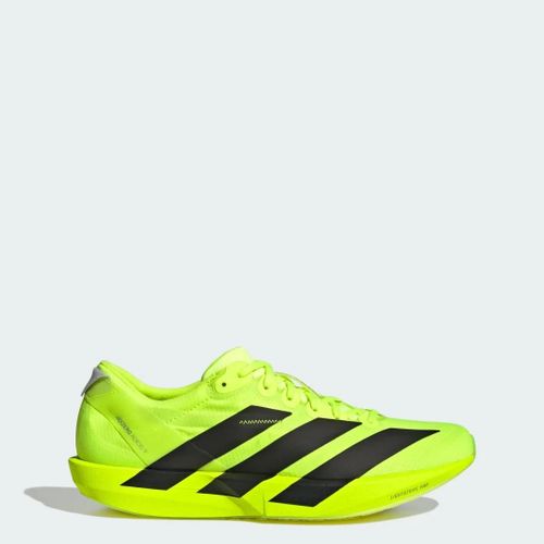 Chaussures De Running Adizero Adios 9 Adidas Lucid Lemon Core Black Halo Silver