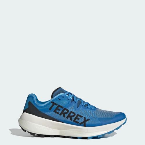 Chaussures De Trail Running Terrex Agravic Speed Adidas Pulse Blue Core Black Semi Impact Orange