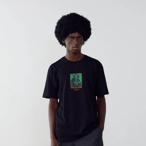 Tee Shirt Graphic Read The Room Noir Vans - Noir - S